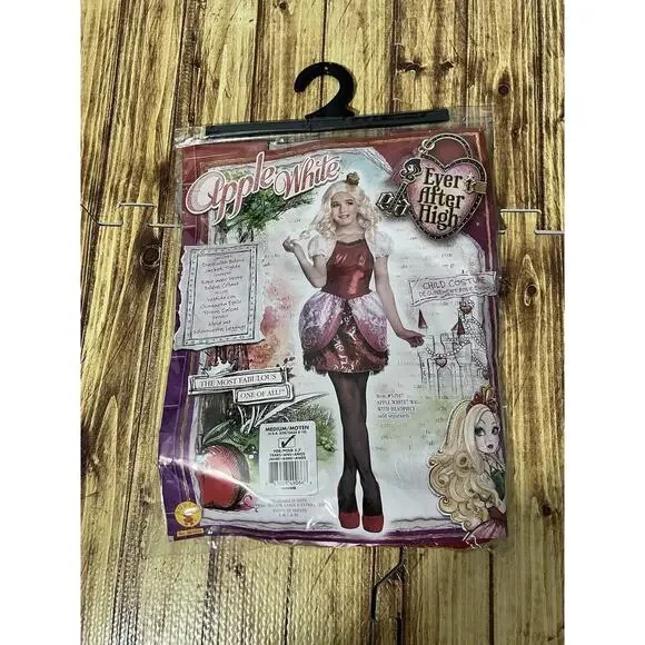 Halloween Ever After High Apple White Girls Costume Size Medium 8-10 Ages 5-7