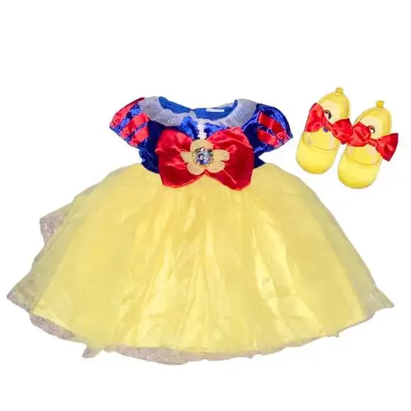 12-18m Baby Girls Disney Snow White Halloween Costume Dress w/ Shoes