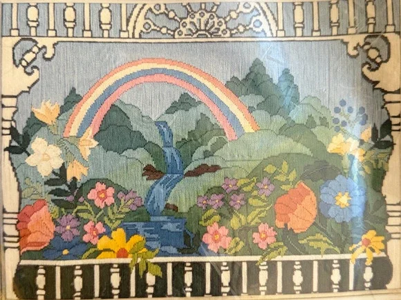 Candamar View From the Porch Longstitch Needlepoint Kit 30237 Vintage NOS Sealed
