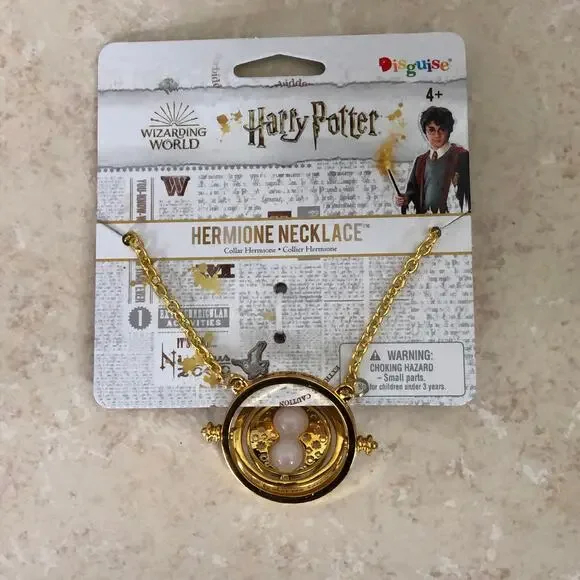 HARRY POTTER HERMIONE GRANGER TIME TURNER NECKLACE COSTUME JEWELRY