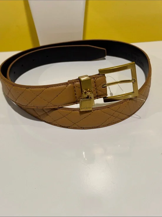 New Kurt Geiger quilted belt size M/L.