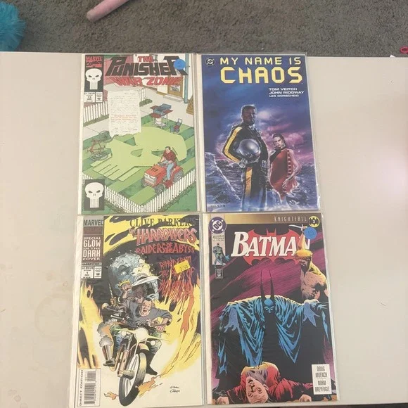Batman Punisher DC Marvel Comics Lot 12 My Name Is Chaos Titans Set Supergirl