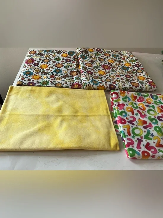 Flannel Quilting Sewing Material Hoffman And Michael Miller Fabrics Yellow Green