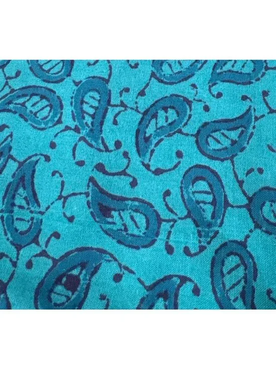 Handloom Batik Paisley-Print Cotton Fat Quarter 18x22