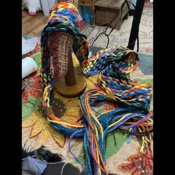 Handmade Bohemian Colorful Braided Decorative Belt