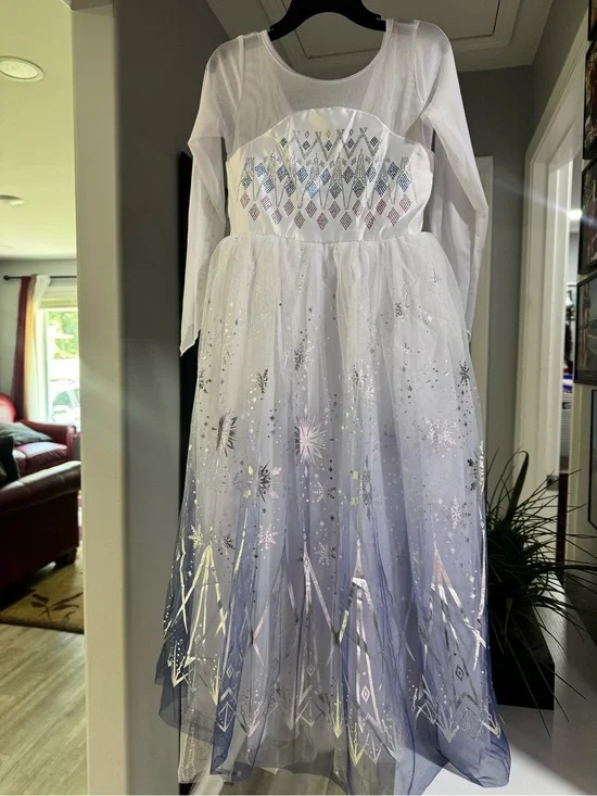 Disney Elsa  Sparkle Princess Costume Dress for Kids