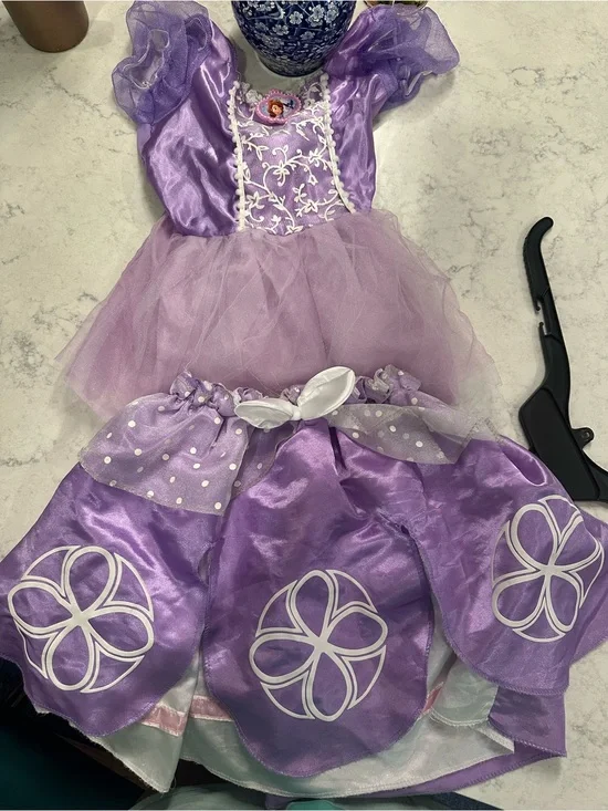 Disney Sofia the First Purple Princess Costume for Kids