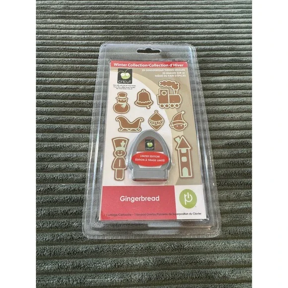 Cricut Winter Collection Gingerbread Themed Images Cartridge‎ Limited Edition