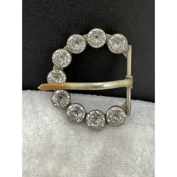Vintage Gegorian Paste Stone Black‎ Dot Buckle