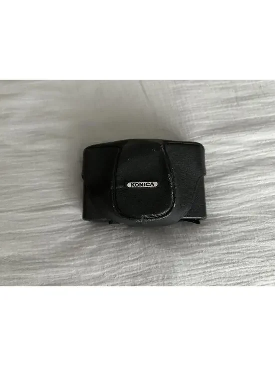 Konica C35 35mm Compact Film Camera + Leather Case (READ)