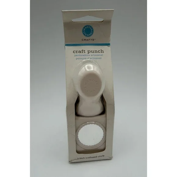 Martha Stewart Crafts 1 Inch Scalloped Circle Craft Punch Scrapbooking Journal