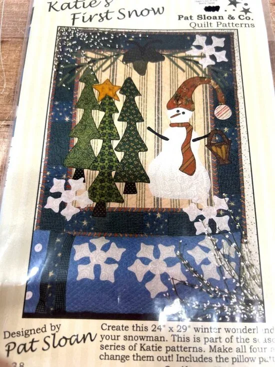 Katies First Snow Quilt Pattern  Pat Sloan & Co. 24
