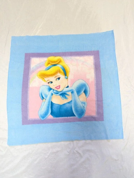 Disney Princess Cinderella Fleece Fabric Panel 27