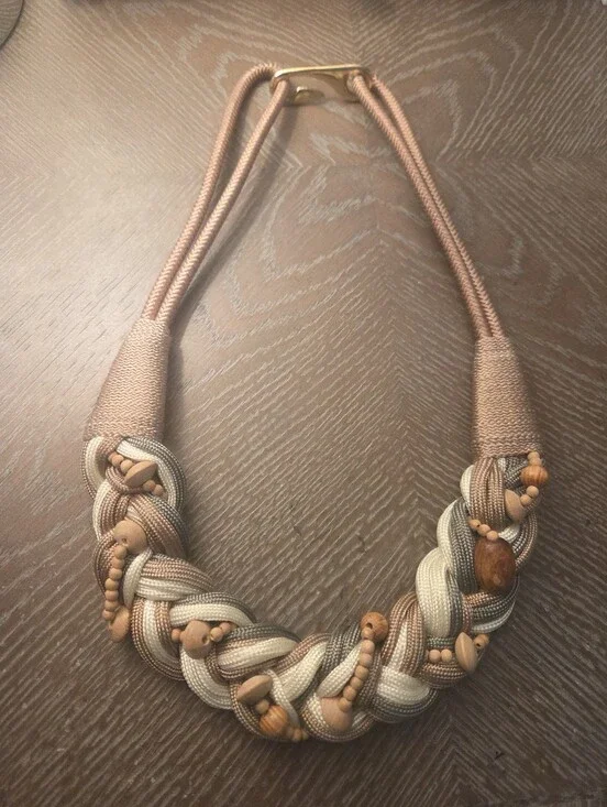 Various Belts-(2)Gold,(1)Silver,(1)Cord,(1)Shell/Wood --Total 5