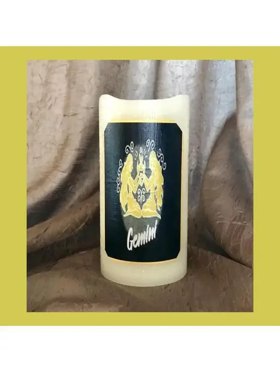 Gemini‎ Zodiac LED Flameless Candle