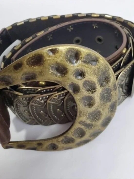 Brass buckle belt