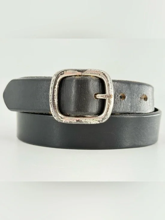 GAP Women’s XS Vintage Black Leather Belt Made in USA