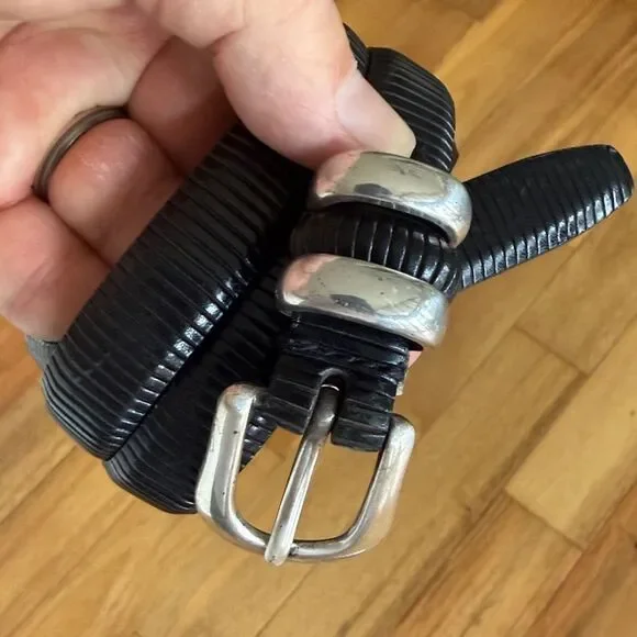 NEW Bill Alder Studio leather belt