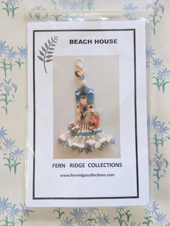 Fern Ridge Collections Beach House Peyote Beaded Scissor Fob Kit NEW DIY Craft