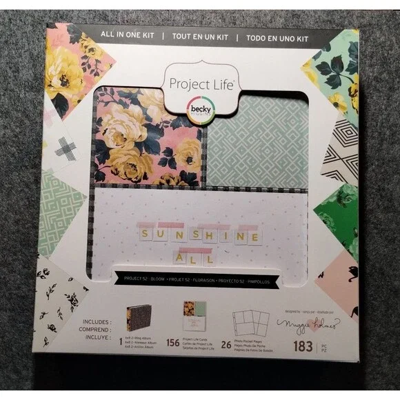 American Crafts Project Life All-in-One Kit, Project 52, Maggie Holmes - Bloom
