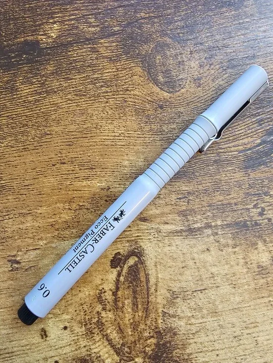 Faber-Castell Ecco Pigment pen with a 0.6mm tip