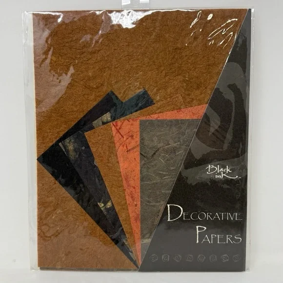 Black Ink Decorative Paper Pack - Twilight IN-9915 - (5) 8x10