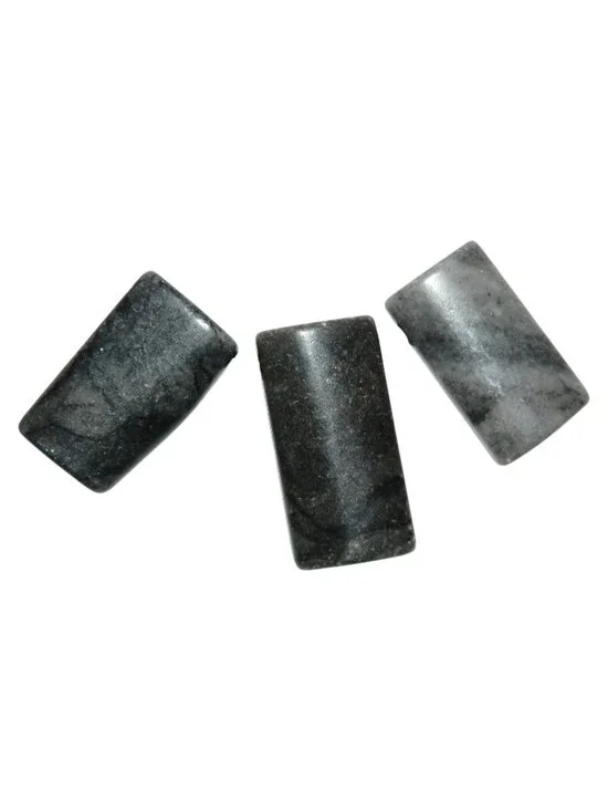 Picasso Marble 35mm & 30mm Rectangle Pendant 3-piece Pendant Bead Set NG2135
