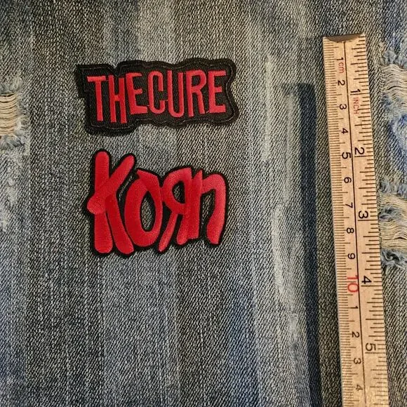 The Cure And Korn Patches Iron-on