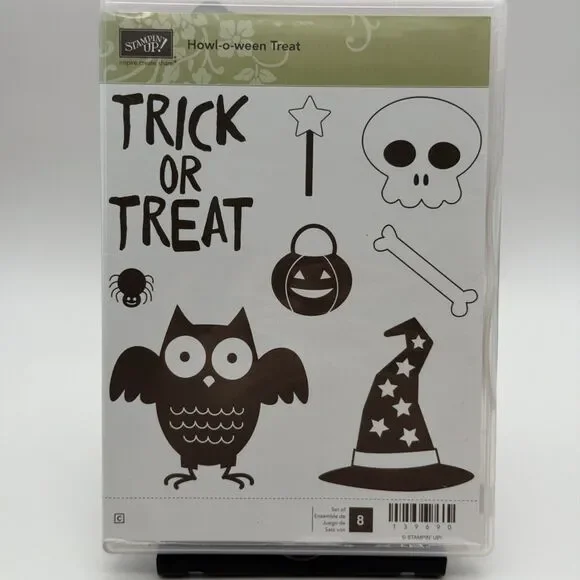 Stampin Up Howl O Ween Treats Boo to You Framelits halloween stamps and dies