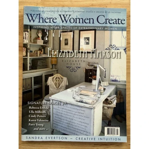 Where Women Create Inspiring Workspaces Of Extraordinary Women May/June/July 10'