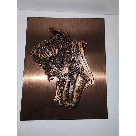 Coppercraft Guild Saxophone Copper Music Art 3D‎
