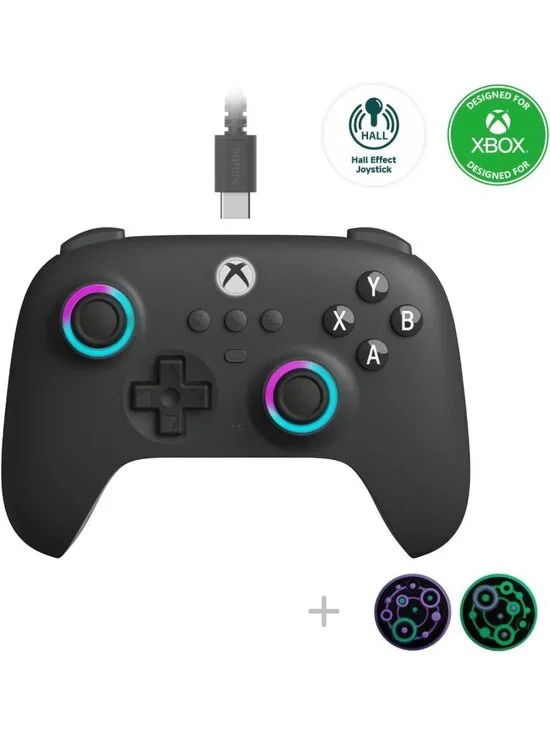 Ultimate Wired Controller with RGB Lighting, Hall Effect Joysticks & Audio Jack