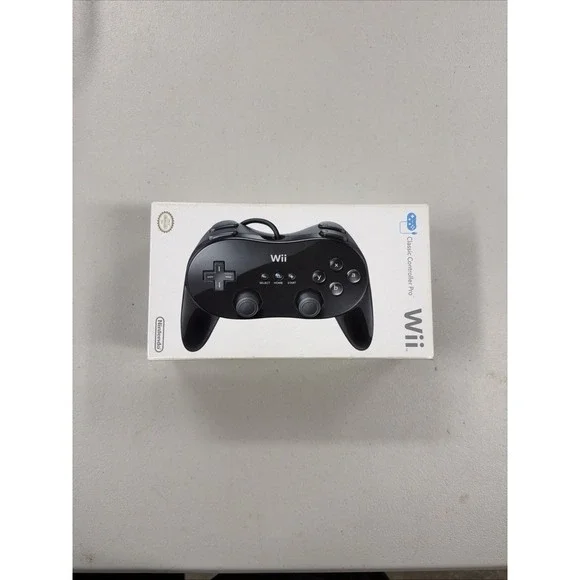 Wii Classic Controller Pro Black (RVL A R2K USZ) OEM