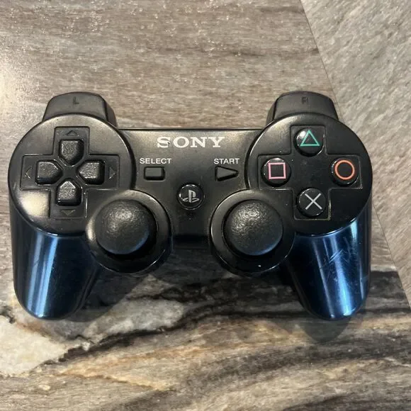 Sony PlayStation 3 DualShock 3 Sixaxis Controller, Black Ps3
