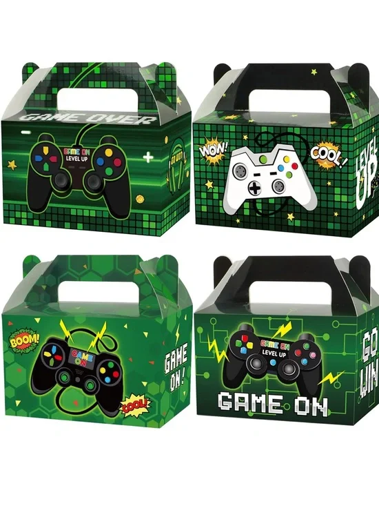 Amazon Green Gaming Controller Favor Boxes Set