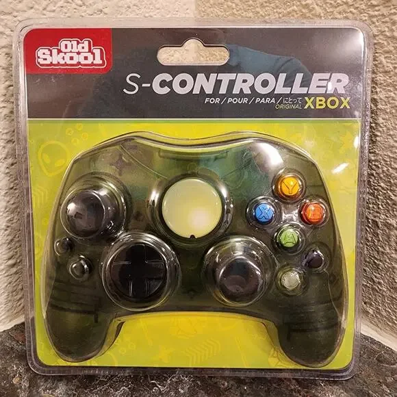Xbox Controller Gamepad Type-S, Green (NEW) - Microsoft - Old Skool