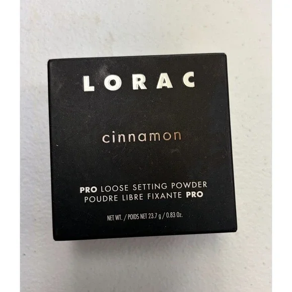 LORAC PRO Loose Setting Powder in Cinnamon VEGAN Gluten Free .83 oz New In Box