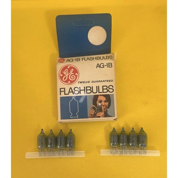 GE General Electric AG-1B Only 8 Guaranteed Flashbulbs