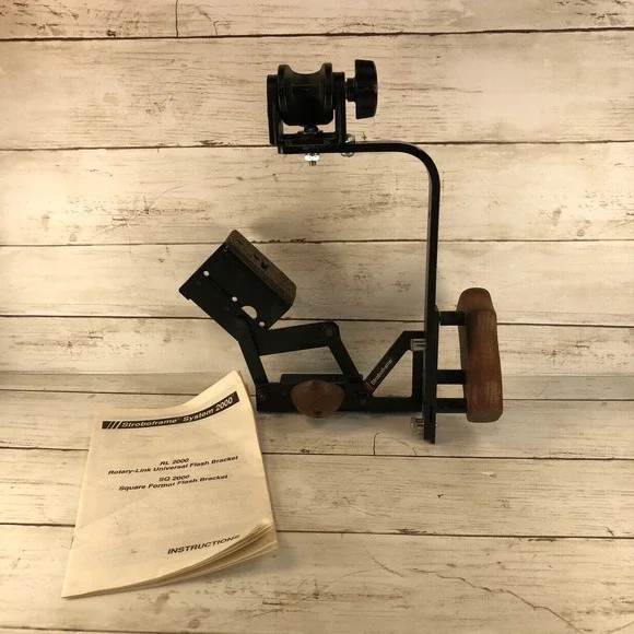 Stroboframe System 2000 Rotary-Link Universal Flash Bracket RL 2000 SQ 2000 Blk