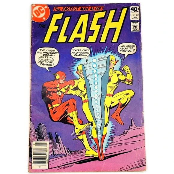 FLASH #281 (1980) / VG- / PROFESSOR ZOOM REVERSE FLASH‎ DC COMICS