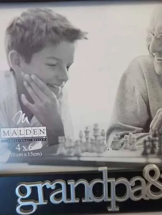 New Malden 'grandpa & me' 4x6 Photo Frame