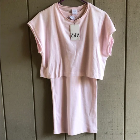 Zara Light Pink Casual Set
