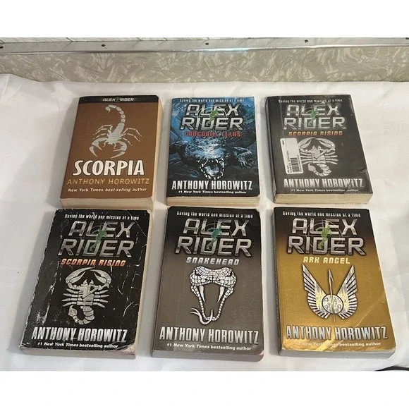 Alex Rider Books By Anthony Horowitz See Attached Picture For Titles LOT OF 8