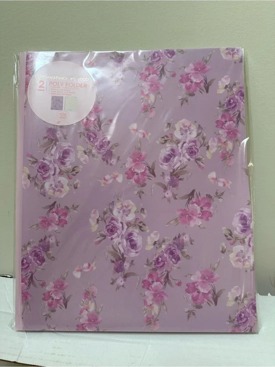 LoveShackFancy x Target - Yoobi Happy Thoughts, Coquette Bow 2pk Poly Folders