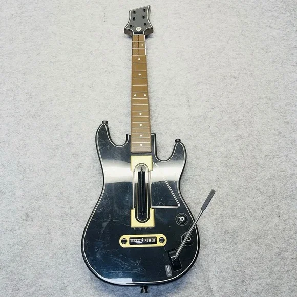 Activision Guitar Hero Live Wireless Controller 00654 Black Gold 6-Button Layout