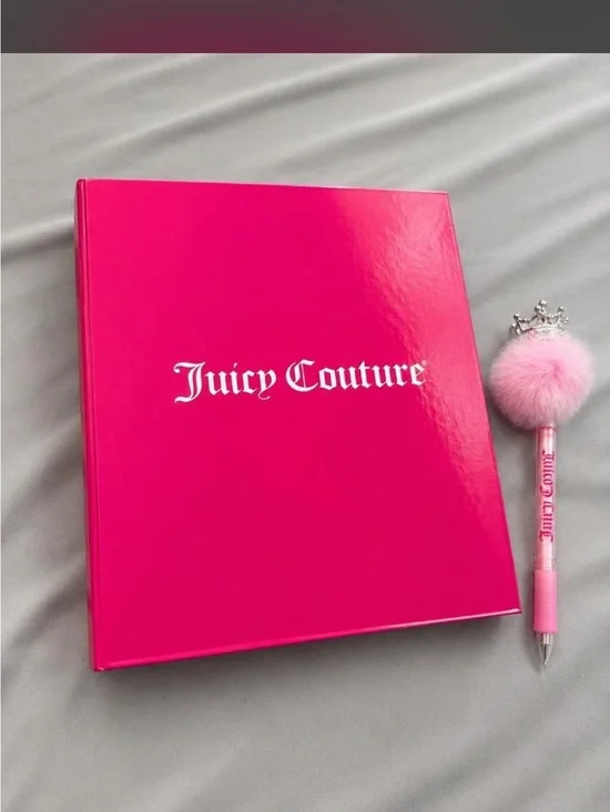 Juicy Couture Hot Pink Binder For A Personal Shopper New! Pen not included