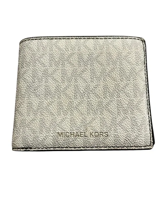 Michael Kors Men's Cream Logo Bifold Wallet