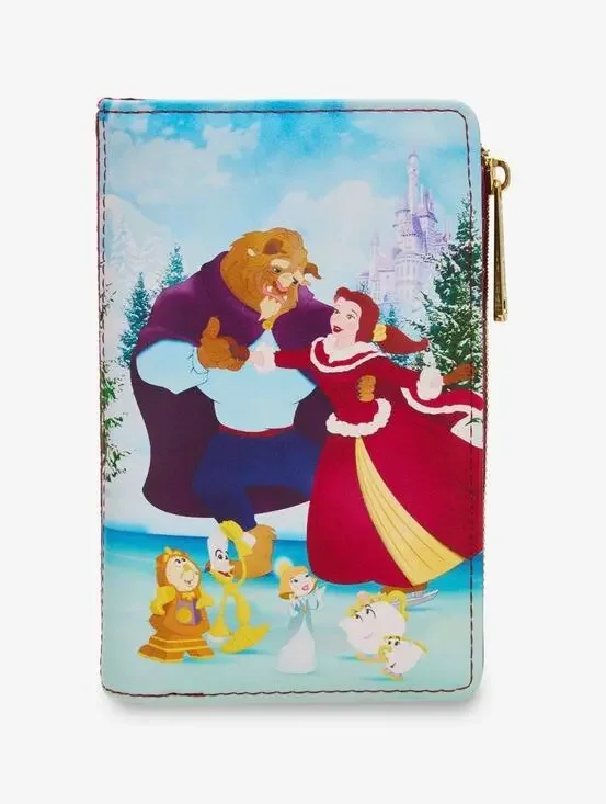 Loungefly DIsney Beauty & the Beast Winter Ice Skating Wallet