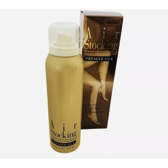 Air Stocking Premier Silk Spray On Leg Makeup Bronze 120 g 4.23 oz