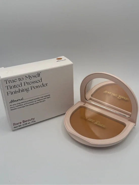 NIB Rare Beauty True to Myself Tinted Pressed Finishing Powder Almond